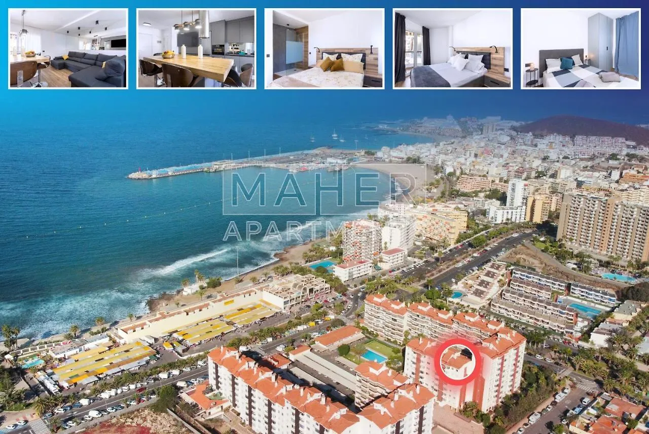 Spectacular Sea View Penthouse Apartment Los Cristianos  Spain